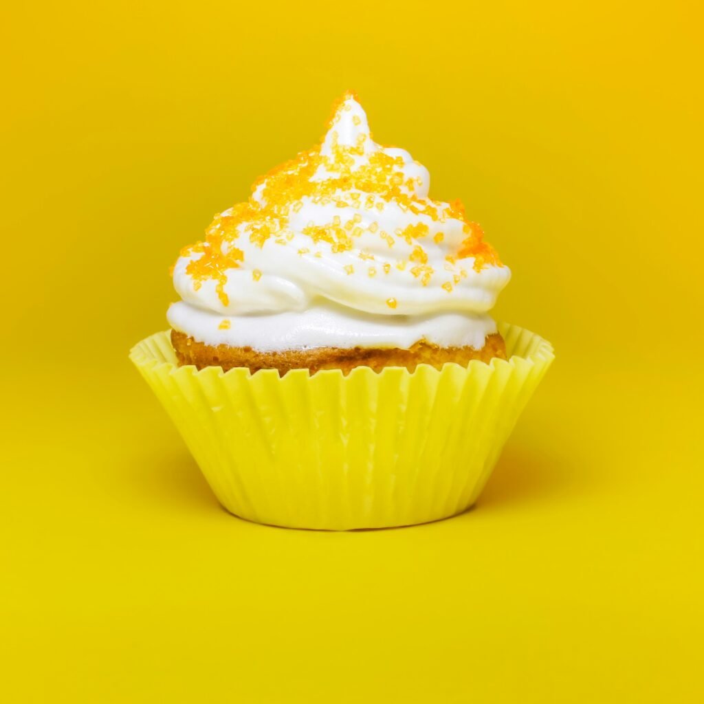 Zesty Vegan Key Lime Cupcake with toasted meringue peak - Vegan Cakes Atelier Thanisandra Bangalore