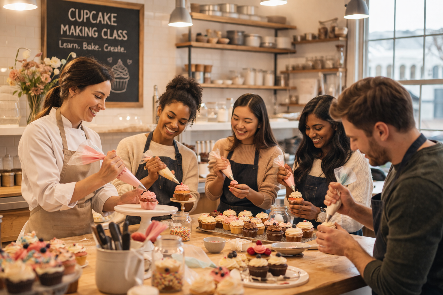 Eggless Cupcakes Baking Classes in Bangalore - Hands-on workshop